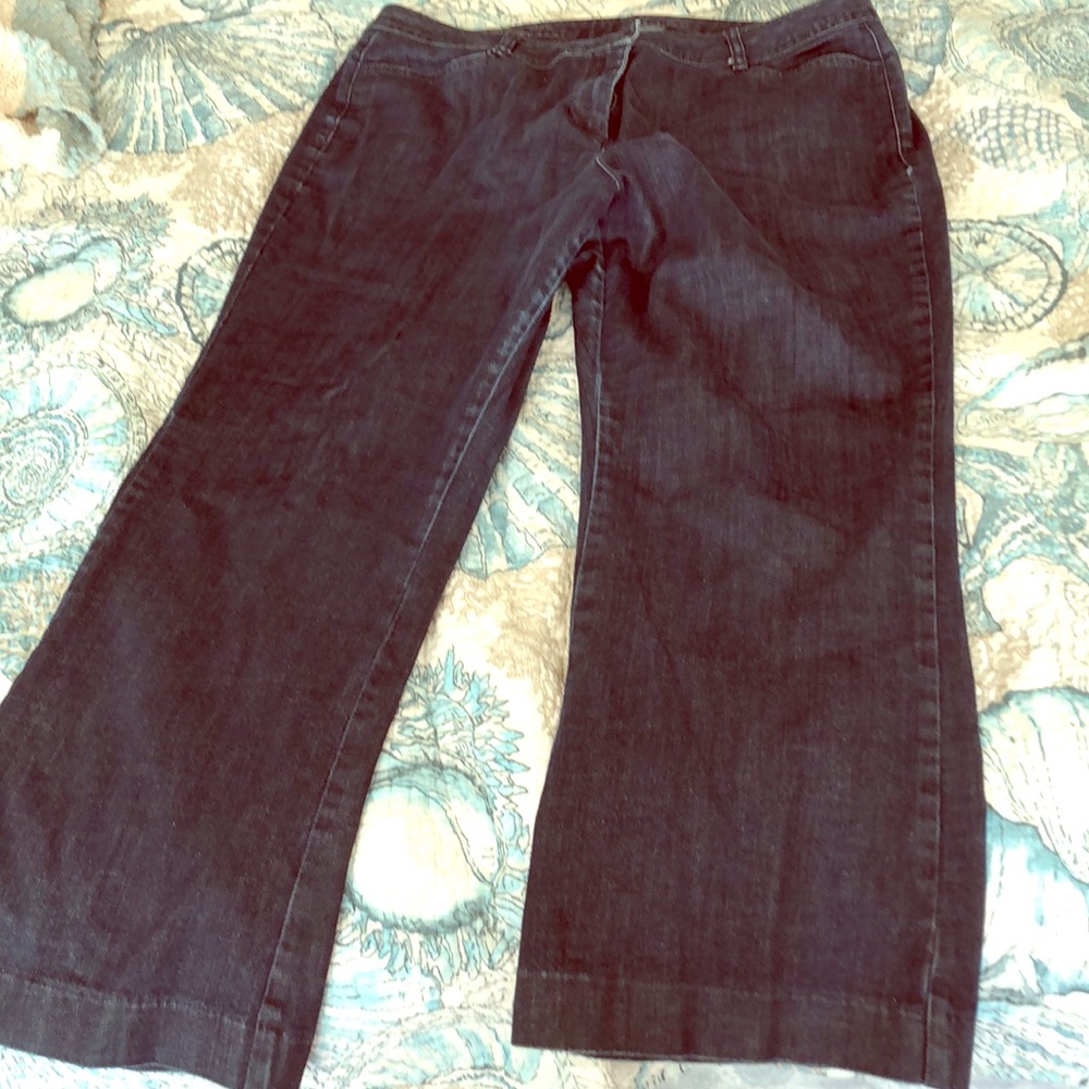 Dressy Talbots slim flair jeans